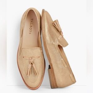 Talbots Light Brown Tassel Loafers for Men